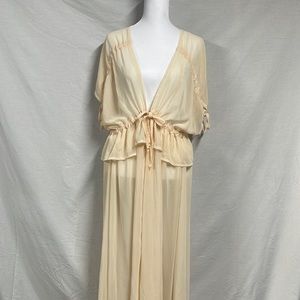 Chiffon Maxi dress Cover Up Kimono